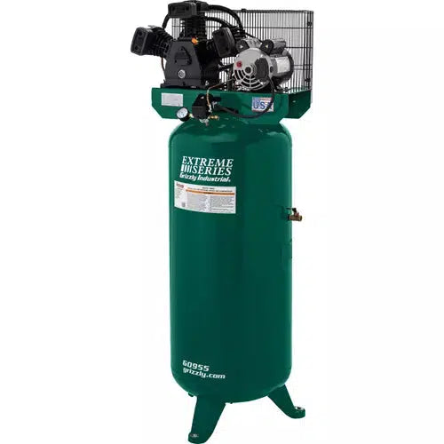 Grizzly PRO G0955 - 60-Gallon 5 HP Extreme Series Air Compressor