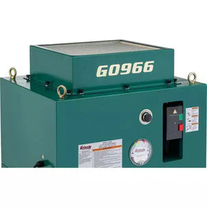 Grizzly G0966 - 1-1/2 HP Metal Dust Collector with Spark Deflector