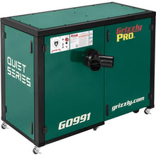 Load image into Gallery viewer, 1-1/2 HP Ultra-Quiet Horizontal Cyclone Dust Collector
