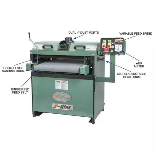Grizzly G1066Z 24" 5 HP Drum Sander with VS