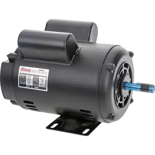 Grizzly G2907 - Motor 1-1/2 HP Single-Phase 1725 RPM Open 110V/220V