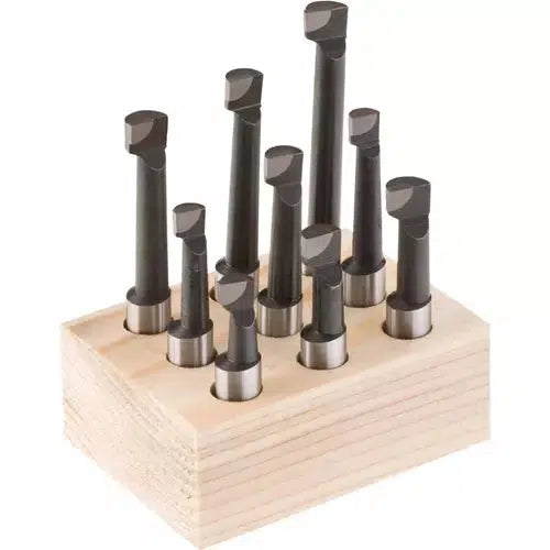 Grizzly G4052 - Carbide Boring Bar 9 pc. Set - 3/8