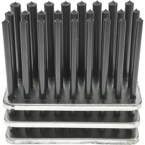 Grizzly G5653 - 26 Pc. Transfer Punch Set - A-Z