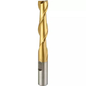 Grizzly G9688 - Two Flute TiN Coated End Mills - 3/8" Dia.