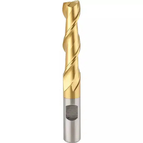 Grizzly G9690 - Two Flute TiN Coated End Mills - 1/2