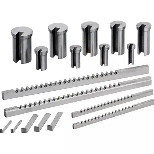 Grizzly G9774 - Keyway Broach Sets - 18 pc. HSS