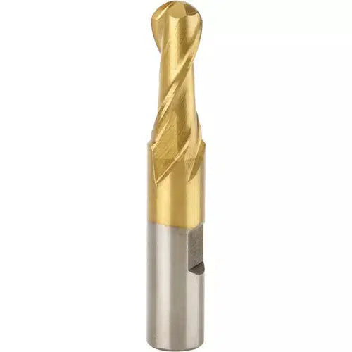 Grizzly G9880 - TiN Coated Ball End Mills - 3/8
