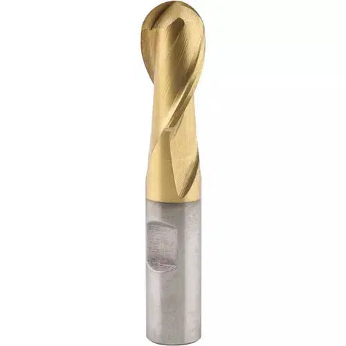 Grizzly G9883 - TiN Coated Ball End Mills - 9/16