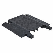 Load image into Gallery viewer, 3-Channel Drop-Over Hose &amp; Cable Protector, General Purpose, Protects up to 1.325" Dia. Lines, Black, Guard Dog® - GD3-DO-B