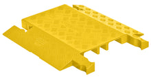 Load image into Gallery viewer, 3-Channel Drop-Over Guard Dog® Cable Protector for 1.325" Lines, Yellow - GD3-DO-Y