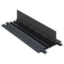 Load image into Gallery viewer, 3-Channel Low-Profile Guard Dog® Cable Protector for .75" Lines, Black Lid/Black Base - GD3X75-ST-B/B