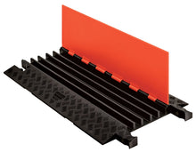Load image into Gallery viewer, 5-Channel Guard Dog® Cable Protector 1.325" Lines, Orange Lid/Black Base - GD5X125-O/B