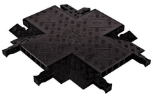 Load image into Gallery viewer, 4-Way Cross for GD5X125 5-Channel Guard Dog® Cable Protector, Black Lid/Black Base - GDCR5X125-B/B