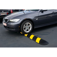 Load image into Gallery viewer, 4 ft Easy Rider Speed Bump, Recycled Rubber, Yellow/Black — image 6 of 9