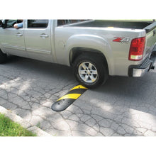Load image into Gallery viewer, 6 ft Easy Rider Speed Bump, Recycled Rubber, Yellow/Black — image 8 of 9