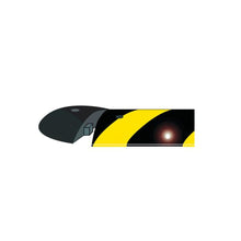 Load image into Gallery viewer, 4 ft Easy Rider Speed Bump, Recycled Rubber, Yellow/Black — image 9 of 9