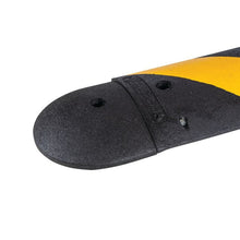 Load image into Gallery viewer, 6 ft Easy Rider Speed Bump, Recycled Rubber, Yellow/Black — image 3 of 9