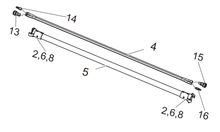 Load image into Gallery viewer, Graco 50 ft Pneumatic Blast Control Extension - (No Coupler)