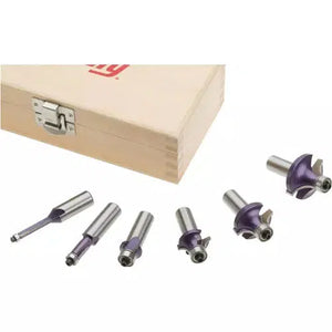 Grizzly H3428 - 6 Pc. Bit Set, 1/2" Shank