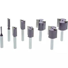 Load image into Gallery viewer, Grizzly H5532 - Deluxe Straight Bit 8 Pc. Set, 1/4&quot; Shank