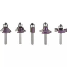 Load image into Gallery viewer, Grizzly H5538 - Deluxe Edge Forming 5 pc. Set, 1/4&quot; Shank