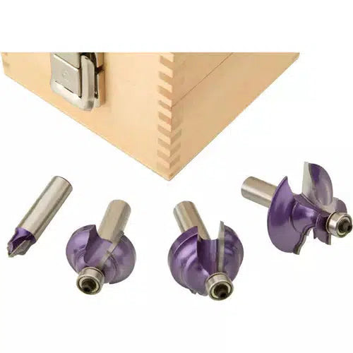 Grizzly H5557 - Classical Bit 4 Pc. Set, 1/2