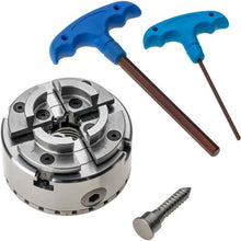 Load image into Gallery viewer, 4 Jaw Wood Chuck 1-1/4" x 8 TPI