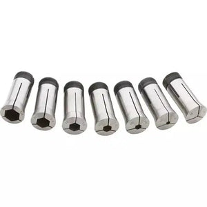 Grizzly H7505 - 5-C Collet Set-Hex, 7 Pc.