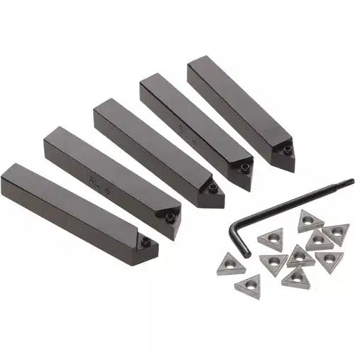 Grizzly H7535 - Mini Turning Tool Set w/ Inserts