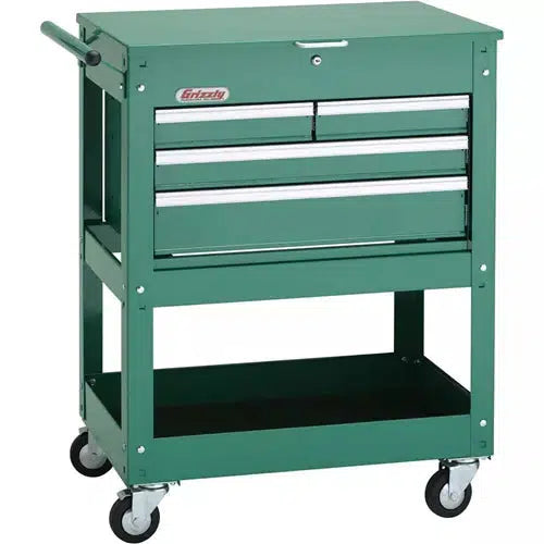 Rolling Tool Cart with 4-Drawer Tool Chest at