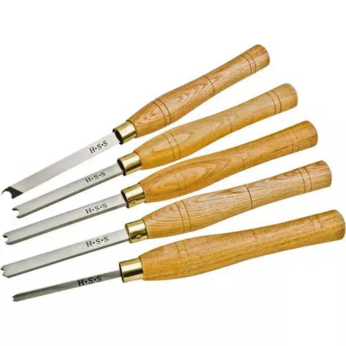 Grizzly H7941 - HSS Lathe Chisels, 5 pc. Set