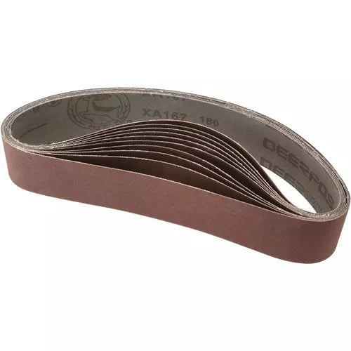 Grizzly H9551 2 x 27 A O Sanding Belt 180 Grit 10 pk