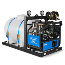 Load image into Gallery viewer, MechMaxx 4000 PSI 4 GPM KOHLER E-Start Engine Hot Water Pressure Washer Skid Mounted with 245 Gal Tank, HPW40KBT