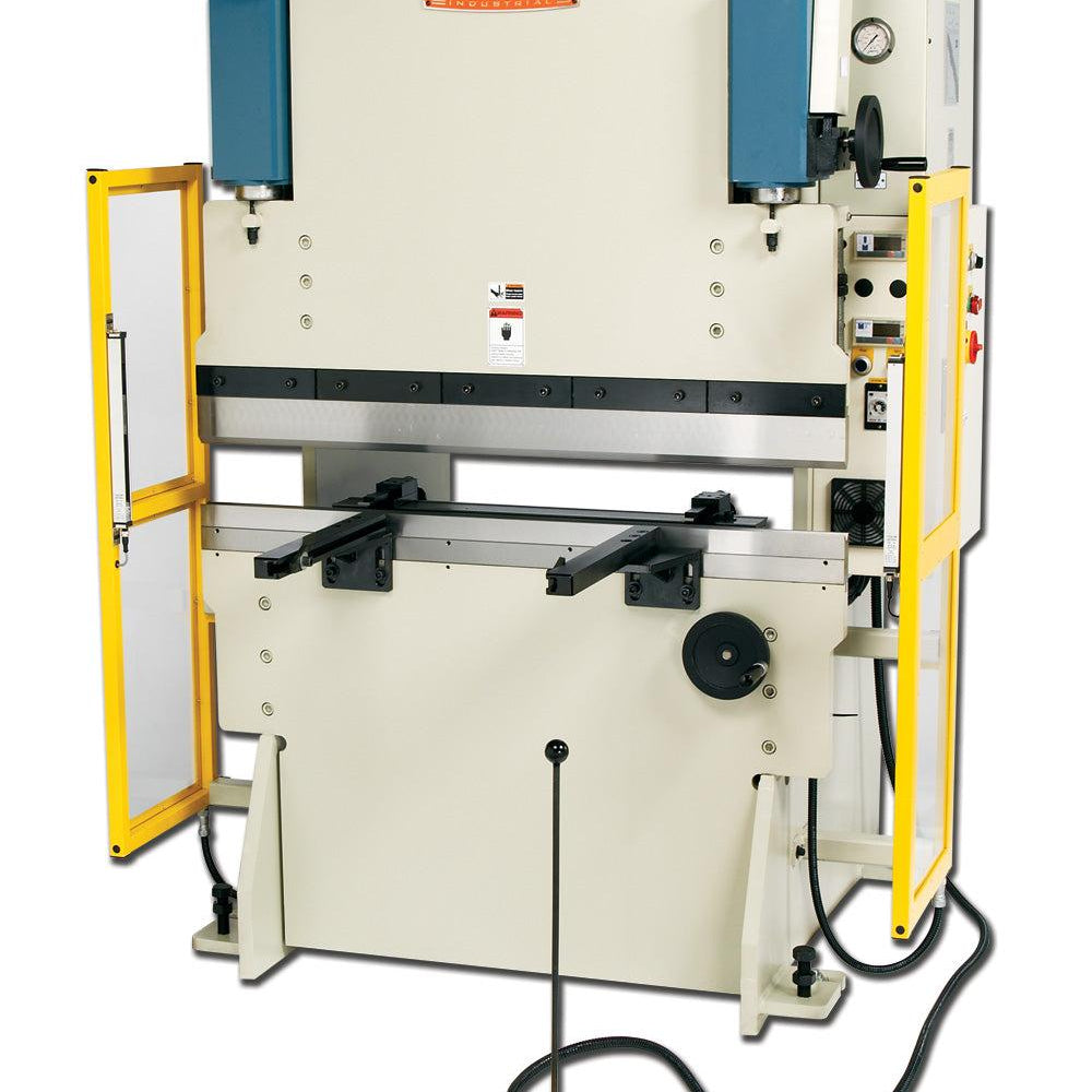 Baileigh Industrial 220V 3Phase 33 Ton Hydraulic Press Brake. Distance Between Housings is 38"
