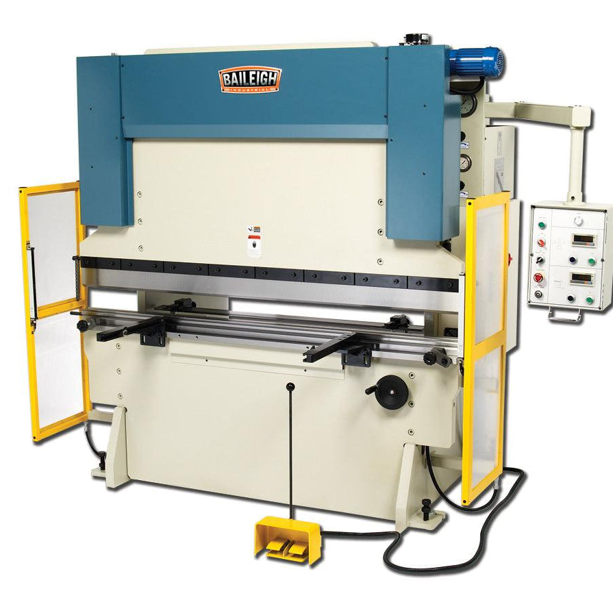Baileigh Industrial 220V 3Phase 90 Ton x 78" Hydraulic Press Brake. Distance Between Housings is 61"