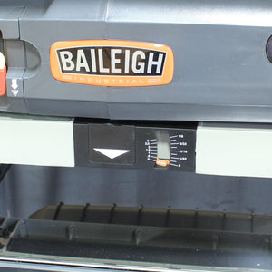 Baileigh Industrial - 110V 13" Benchtop Planer w/ Tungsten Carbide Insert Cutting Head