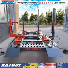 Load image into Gallery viewer, Katool KT-299U 20 FEET LONG AUTO BODY FRAME MACHINE with 4 TOWERS — view 3