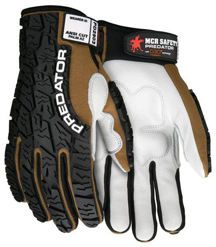 MCR Safety Predator™ Cow Grain Leather Multi-Task Gloves, PR 1 (1587665469475)