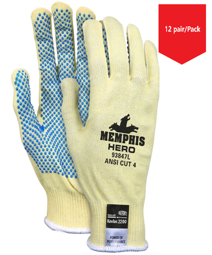 MCR- Memphis Hero™ Gloves with PVC Dots - 12Pr/Pk (1587649314851)