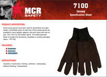 Load image into Gallery viewer, MCR- Cotton Jersey Gloves - 12/PK (1587749453859)