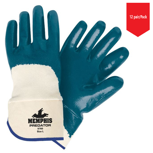 MCR Safety 9760 Nitrile Cut Resistant Gloves - 12Pr/Pk