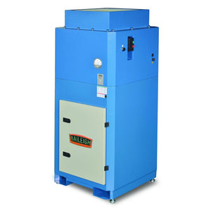 Baileigh Industrial - 230V 3Ø 5HP Metal Dust Collector, Air Pulse Clean w/ HEPA Filter, 10" Port