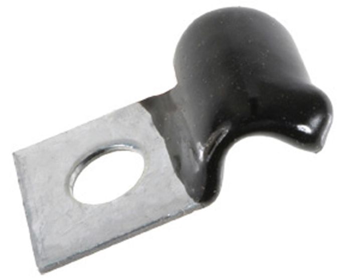 HALF CLAMP 1/4 - GALVANIZED VINYL COATED