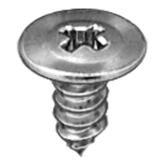 #8 X 3/8 PHILLIPS OVAL WASHER HD T.S. - ZINC