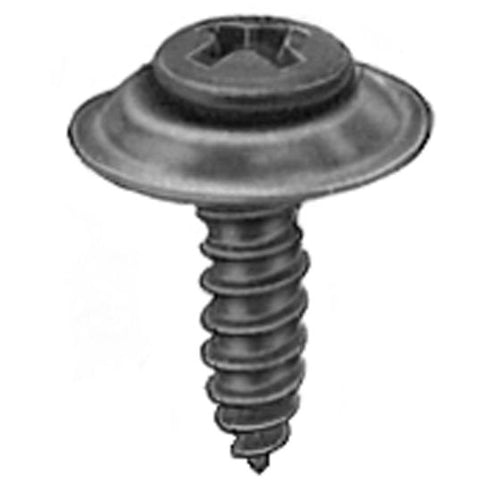 #8 X 5/8 PHIL OVAL #6 HD AB TAPPING SEMS - BLACK