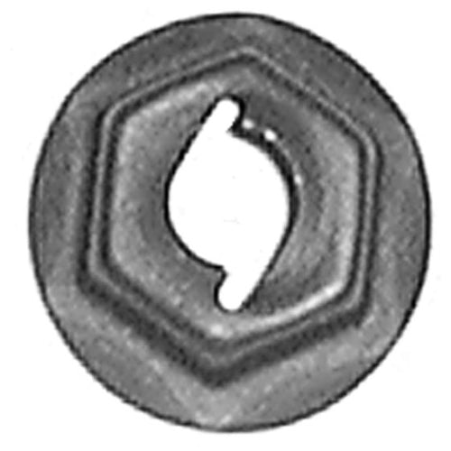 THREAD CUTTING NUT 5MM STUD SIZE -PHOS.