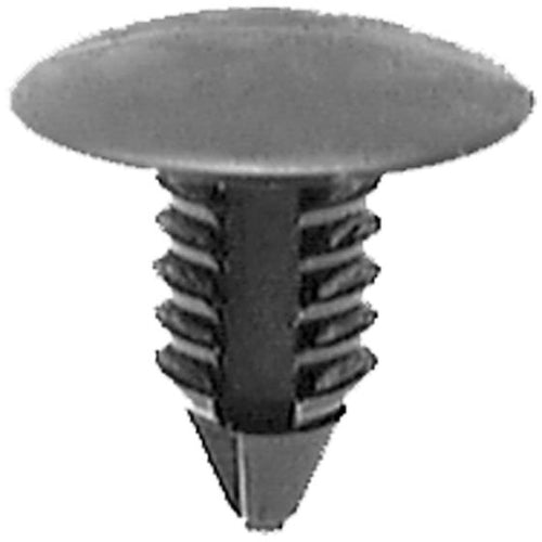 Auveco® 10831 Single Head Type 1 Fender and Bumper Shield/Trim Panel Retainer, 11/16 in Dia Head, Nylon, Black