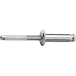 Auveco® 11621 Peel-Type Rivet, 1/4 in Dia x 33/64 to 19/32 in Grip ...
