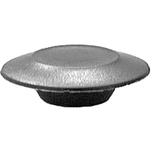 Auveco® 11746 Flush Sheet Metal Hole Plug, 7/8 in Dia Head x 1/2 in Hole, Polyethylene, Black