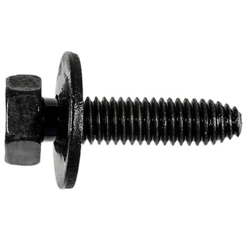 Auveco® 12065 Hex Head Sems CA Point Body Bolt, M6 x 1 mm x 25 mm L x 10 mm Across Flats, Phosphate